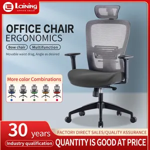 Silla de oficina de lujo para oficina moderna, silla de oficina giratoria ergonómica para ordenador, silla de oficina de malla para ejecutivo y hogar