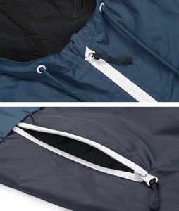 Veste coupe-vent personnalisée de haute qualité pour hommes Design unique grande taille Fourrure de mouton d'automne Fermeture à glissière imperméable respirante - Product Image 6