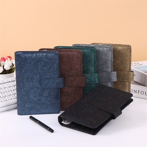 도매 맞춤형 A6 고급 노트 파일 홀더 루즈리프 가죽 노트 세트 예산 바인더 저널 노트북 - Product Image 2