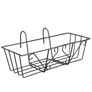 Support de pot de fleurs en fer forgé vintage, <span class=keywords><strong>anti</strong></span>-<span class=keywords><strong>rouille</strong></span>, support de plantes en métal pour jardin extérieur et décoration intérieure - Product Image 2