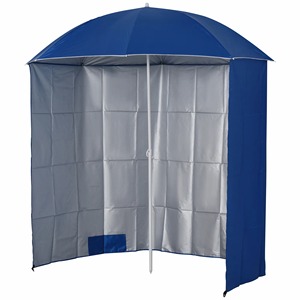 Nuovo arrivo poliestere con rivestimento in argento Privacy tenda <span class=keywords><strong>blu</strong></span> parasole <span class=keywords><strong>ombrellone</strong></span> con parete laterale rimovibile per il giardino di pesca - Product Image 1
