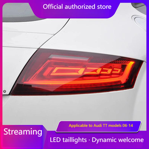 Pour <span class=keywords><strong>Audi</strong></span> <span class=keywords><strong>TT</strong></span> 2006-2014 LED feux arrière de voiture nouveau <span class=keywords><strong>RS</strong></span> Style clignotant dynamique feu arrière assemblage avec lentille transparente <span class=keywords><strong>12V</strong></span> tension - Product Image 6