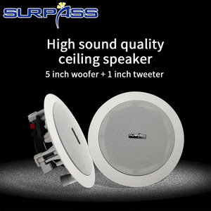 Hệ thống âm thanh thông minh PW4425B+CR520, màn hình cảm ứng 4 inch, amply âm tường 4*20W, bộ loa âm trần đồng trục 5 inch - Product Image 5