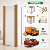 Protecteur d'angle en carton robuste en forme de L sur mesure et économique pour la logistique d'entrepôt