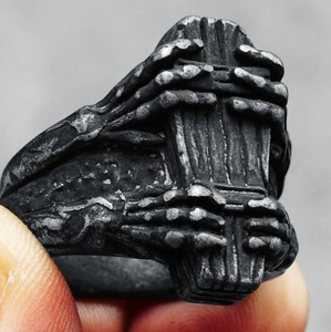 Vintage und Einzigartiger Ring für Männer Edelstahl Handgefertigter Sargförmiger Totenkopf-Fingerring <span class=keywords><strong>Retro</strong></span> Sarg-Ring <span class=keywords><strong>Gothic</strong></span> <span class=keywords><strong>Punk</strong></span> Schmuck - Product Image 6