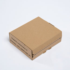 Caja de Envío con Logotipo Personalizado, Ecológica, de Cartón Corrugado, Autosellable, con Tiras Adhesivas, Caja con Cierre de Cremallera, Materiales Reciclados - Product Image 3