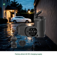 Pengisi Daya Dinding Tipe 2 EV 110V 220V AC untuk Kendaraan Listrik, Unit Pengeluaran Daya untuk Kendaraan Energi Baru OEM ODM