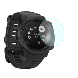 <span class=keywords><strong>Película</strong></span> protectora de pantalla completa para reloj Garmin Instinct, cristal templado 9H 2.5D, antiarañazos, GPS - Product Image 3
