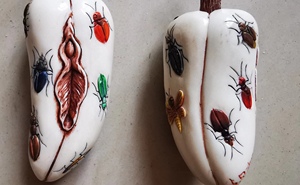 Tượng/Tượng Hình Lê Bí Ngô Ngà Voi Voi Ma Mút Shibayama Ngà Côn Trùng Voi Ma Mút Ngà - Product Image 6