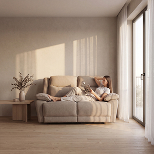 Modern 2 Seat Large Size Fabric <b>Recliner</b> Set With Gliding and Modular Design for Living Room Gerbrsi W8378FK Modern Living Room - Product Image 5