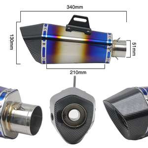 <span class=keywords><strong>Silencieux</strong></span> d'échappement universel en acier inoxydable pour moto FZ1 R6 ZX6R ZX10 Z900 1000 <span class=keywords><strong>MT07</strong></span> MT09 - Product Image 6