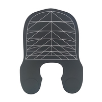 Bonne qualité cheveux teinture Silicone châle barbier coupe de cheveux Cape imperméable coiffure Permed cheveux collier