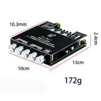 Modul Amplifier Digital Bluetooth 2.1 Saluran, Kontrol Treble Bass, Penguat Daya Super Bass