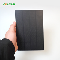 Panneau solaire monocristallin PERC étanche Foldsun pour extérieur, haute efficacité 22,4 % CE, puissance personnalisée pour caméras de sécurité