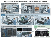 Système de stockage de fichiers hybride Dell EMC PowerScale H700 NAS, montable en rack, jusqu'à 1,2 PB par châssis
