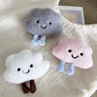 En gros, porte-clés et pendentifs de sac en peluche nuage moelleux en coton, petits, doux et mignons, avec pieds, cadeaux, mini poupée pour machine à griffes