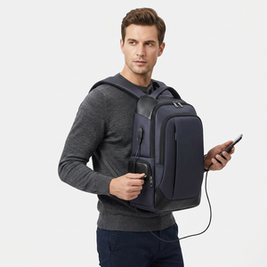 BEARKY Ethnic Style Waterproof Oxford Backpack with USB Port 15.6 Inch <strong>Laptop</strong> Bag Large Capacity Travel <strong>Rucksack</strong> <strong>for</strong> Men <strong>Women</strong> - Product Image 1
