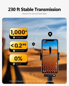 ไมโครโฟนคอนเดนเซอร์ไร้สายแบบหนีบปกเสื้อ พร้อมเคส<span class=keywords><strong>ชาร์จ</strong></span> Type-C สำหรับ <span class=keywords><strong>iPhone</strong></span>/Android ระบบ<span class=keywords><strong>ต</strong></span>ัดเสียงรบกวน AI <span class=keywords><strong>แบ</strong></span><span class=keywords><strong>ต</strong></span>เตอรี่ใช้งานได้ 50 ชั่วโมง ระยะส่งสัญญาณ 230 ฟุ<span class=keywords><strong>ต</strong></span> - Product Image 3