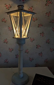 Shabby Chic Wooden <b>Lantern</b> Tabletop Home Decor Rectangle Indoor Living Room Durable - Product Image 3