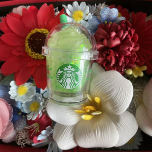 Nouveaux jouets sensoriels Schylling Glitter Needoh Star Buck Boba Drink Squishy, bonbons à presser, maltose, thé au lait Boba, boisson Squishy - Product Image 4