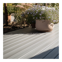 Planche de terrasse WPC co-extrudée en usine 140x23mm, revêtement composite antidérapant pour projets de terrasses extérieures