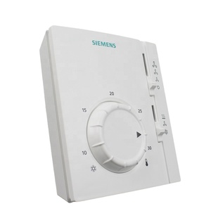 Thermostat d'ambiance en PVC SIEMENS avec interrupteur manuel de ventilateur à 3 vitesses RAB11.1, sortie de commande pour ventilo-convecteurs à 2 tuyaux, thermostat à 2 positions - Product Image 5