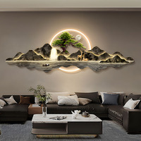 Vente en gros sur mesure Art mural illuminé par LED pour la maison Art mural de luxe sur toile Peinture à lumière LED 3D pour la décoration intérieure