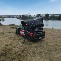 Tente de toit rigide pour camping, ouverture latérale, quatre saisons, double couche, pour SUV 4x4, imperméable, en aluminium, 4 personnes, installation rapide