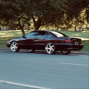 SJ 镀银抛光 5x114.3 6x139.7 6x5.5 22x12 锻造轮毂 24 26 28 英寸车轮 5 辐条深凹轮圈 适用于雪佛兰 <span class=keywords><strong>Caprice</strong></span> - Product Image 3