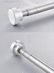 Barra de Ducha Extensible Inteligente de Acero Inoxidable de 40-73 Pulgadas, Antideslizante, Sin Perforación, Ajustable para Baño - Product Image 3