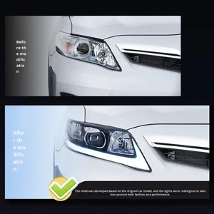 Modified 12V <b>LED</b> <b>Headlight</b> Assembly Turn Signal Light for 2009-2011 <b>LED</b> <b>Headlight</b> Assembly Enhances Visibility and Style With Mo - Product Image 3