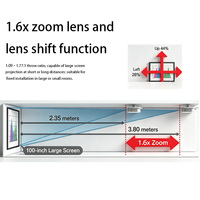 Proyector Láser 3LCD Panasonic PT-BMZ51SC, 5500 Lúmenes, WUXGA 1920x1200, Contraste 3000000:1, Zoom 1.6x, para Negocios y Educación