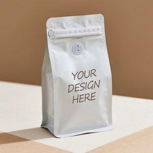 Bolsas de café personalizadas de 12oz/16oz (250g) de gran venta con cierre de cinta y válvula de desgasificación, ideales para dulces, alimentos y regalos. - Product Image 5