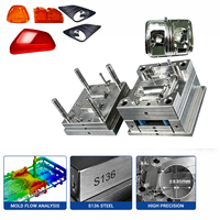 Fabricante de Moldes de Inyección para Luces Ambientales LED Automotrices, Servicio de Moldeo por Inyección de ABS y PP para Piezas LED Automotrices a Bajo Precio