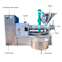Presse à huile automatique pour soja, amande, olive, noix, extraction d'huile, haute capacité, pressage à froid et à chaud