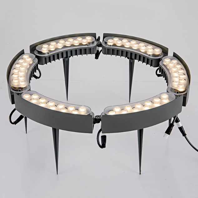 Gardencoin Outdoor Ring Tree Light, LED Landscape up Lighting for Tree