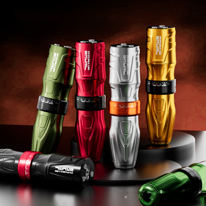 Máquina <span class=keywords><strong>de</strong></span> Tatuar Bronc <span class=keywords><strong>NINJA</strong></span> para Motor <span class=keywords><strong>de</strong></span> Aleación <span class=keywords><strong>de</strong></span> Aluminio, 11000 rpm, Batería <span class=keywords><strong>de</strong></span> Alta Capacidad <span class=keywords><strong>de</strong></span> 2100 mAh, Inalámbrica, Carrera Ajustable - Product Image 1