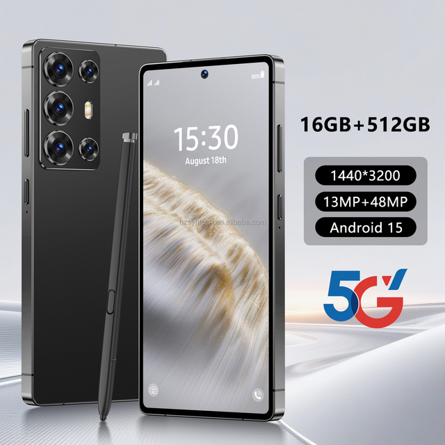 S6 Original Android Unlocked Mobile Phones 6.8 Inch 16GB RAM Large Memory 5G Smartphone for Entertainment & Video Streaming