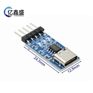 Módulo USB a TTL CH340N, convertidor serie tipo C para cable de descarga del programador STC - Product Image 3