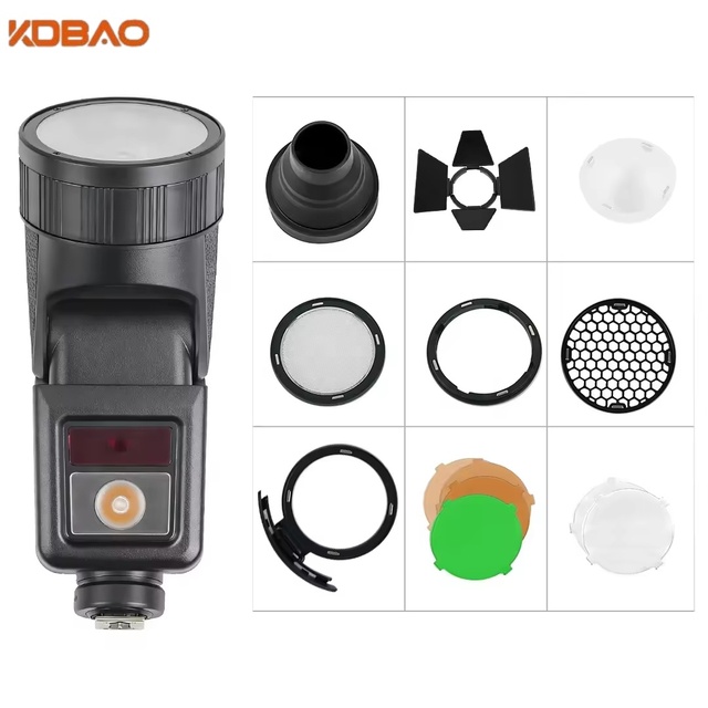 Kdbao Head Wireless Transmission Flash Accessories Kit Camera Rechargeable Auto Speedlite for for for Fuji Olympus