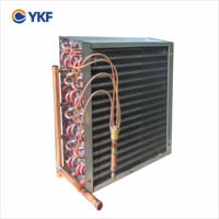 Évaporateur OEM, condenseur, échangeur de chaleur pour les industries de la climatisation, ailettes en aluminium et tubes en cuivre