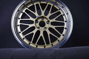 Pengzhen ล้อแม็กแบบ2ชิ้นสีทอง<span class=keywords><strong>18</strong></span> 19 20 21นิ้ว5X120 5X112 5X130 5x108สำหรับ BMW G30 G20 Porsche 992 - Product Image 6