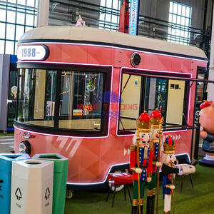 Food Trailer Fiberglass <b>Hot</b> Dog Cart Mobile Food Truck Small Ice Cream Trailer Coffee Mobile Cart - Product Image 6