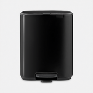 Cubo de basura Brabantia con pedal de 7 L, negro mate - Product Image 2