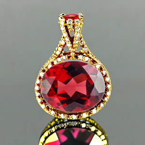 Piedra de Granate <span class=keywords><strong>Rojo</strong></span> Natural de Mozambique, Corte Ovalado de 6*8mm, Alta Calidad, Gema Mineral - Product Image 3