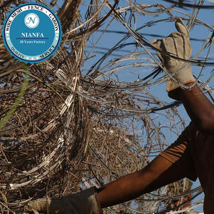 450mm <span class=keywords><strong>Concertina</strong></span> BTO22 Rasoir Barbelé Grillage Fer Type Bobine - Product Image 2