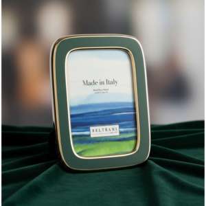 Cadre photo Beltrami 10x15 cm, finition argentée, or vert - Product Image 3