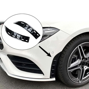 1 paire de garnitures latérales de pare-chocs avant, spoiler anti-usure, remplacement pour <span class=keywords><strong>Mercedes</strong></span> Benz C118 CLA180 CLA200 <span class=keywords><strong>2020</strong></span>+ - Product Image 1
