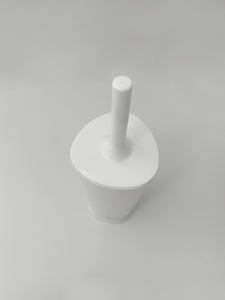 סגור לחלוטין אסלת מברשת ומחזיק פשוט צבע מברשת אסלה עם משודרג אורך מברשת ידית מתאים עמוק ניקוי - Product Image 6