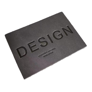 Custom Brand Eco-Friendly Self Adhesive Sew-On 3D Embossed Leather Clothing <b>Tag</b> Label Patch Custom Logo Shape <b>Bags</b> Shoes - Product Image 1